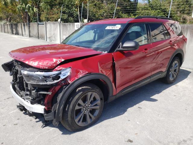 FORD EXPLORER X 2021 with VIN 1FMSK7DH9MGB64500 - Photo from auction