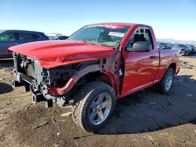 DODGE RAM 1500 S 2012 with VIN 3C6JD7ATXCG136654 - Photo from auction