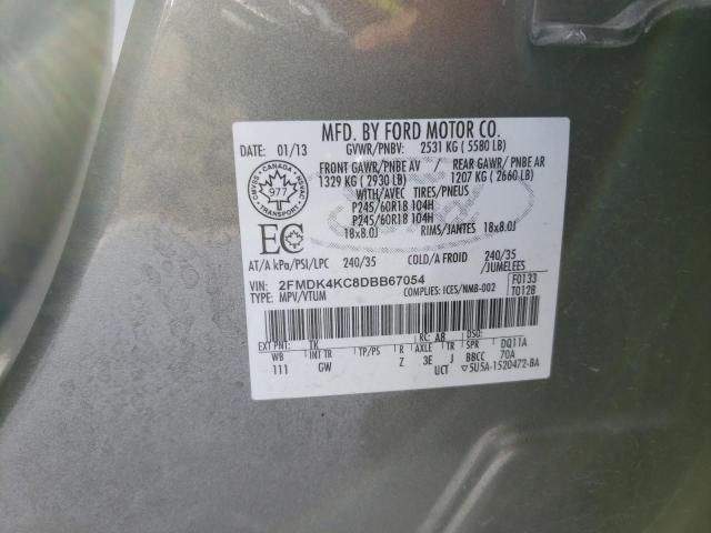 Photo 14 from auction – 2013 FORD EDGE LIMIT with VIN 2FMDK4KC8DBB67054