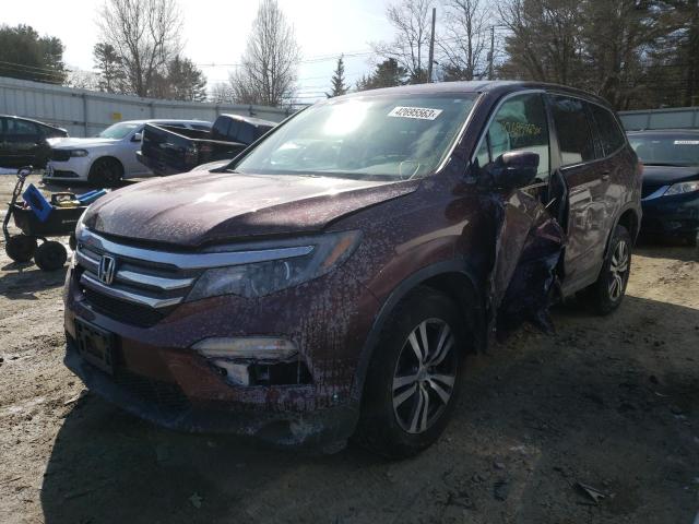 HONDA PILOT EX 2018 with VIN 5FNYF6H33JB020426 - Photo from auction