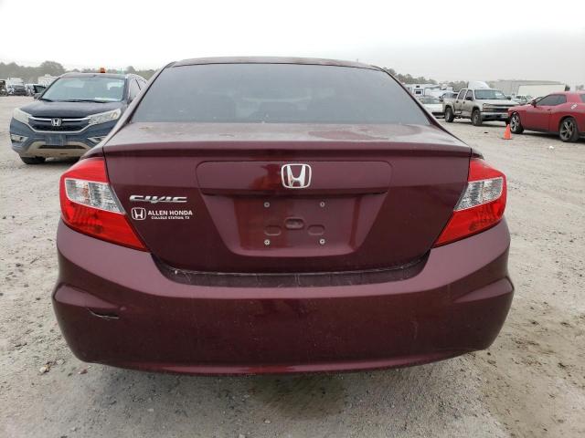 Photo 6 from auction – 2012 HONDA CIVIC LX with VIN 2HGFB2F51CH603589