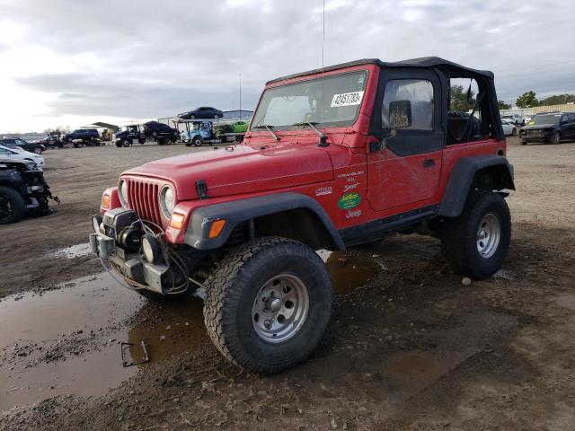 JEEP WRANGLER / 2000 with VIN 1J4FA49S9YP799163 - Photo from auction