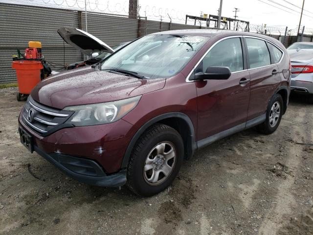 HONDA CR-V LX 2012 with VIN 5J6RM3H3XCL020667 - Photo from auction