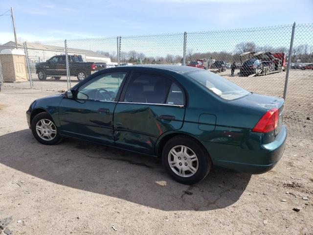 Photo 2 from auction – 2001 HONDA CIVIC DX with VIN 2HGES16211H585992