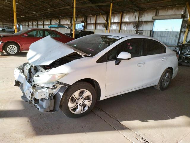 HONDA CIVIC LX 2013 with VIN 19XFB2F59DE213965 - Photo from auction
