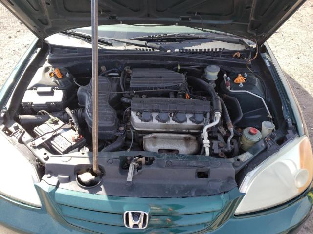 Photo 11 from auction – 2001 HONDA CIVIC DX with VIN 2HGES16211H585992
