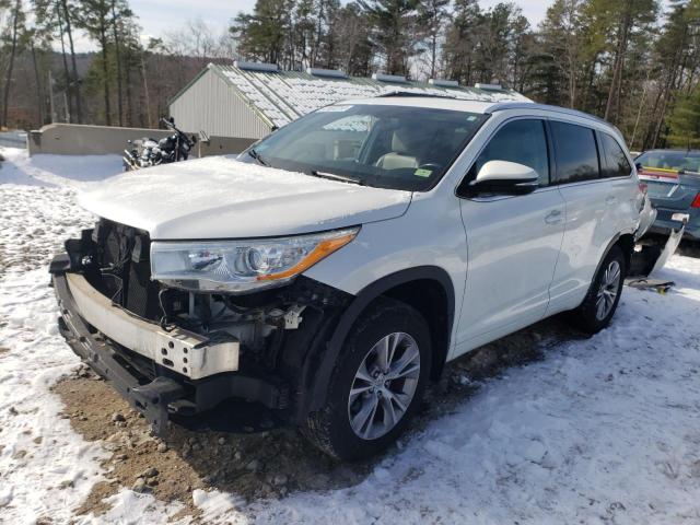 TOYOTA HIGHLANDER 2014 with VIN 5TDJKRFH3ES070242 - Photo from auction