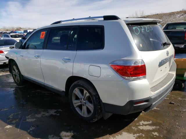 Foto 2 de la subasta – 2012 TOYOTA HIGHLANDER con VIN 5TDDK3EH9CS129254