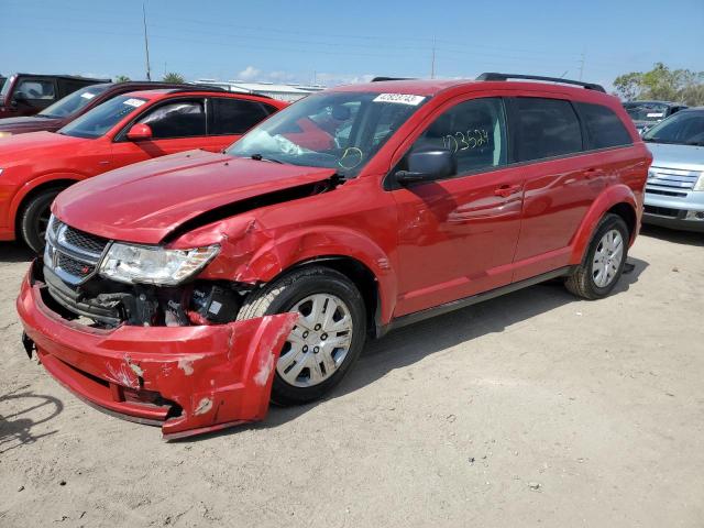DODGE JOURNEY SE 2015 with VIN 3C4PDCAB6FT543983 - Photo from auction