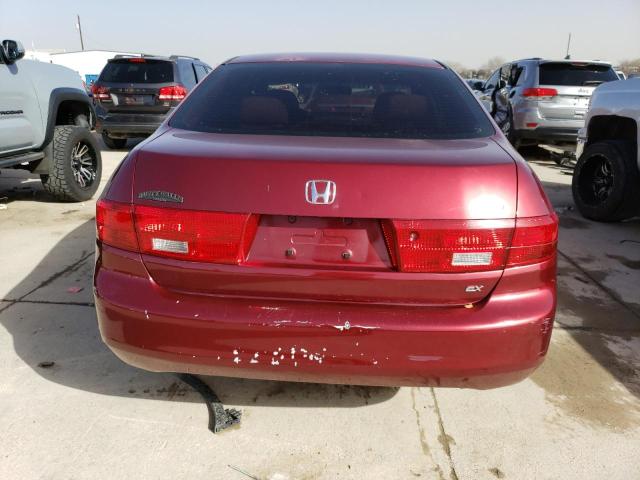 Photo 6 from auction – 2005 HONDA ACCORD EX with VIN 1HGCM56745A042256