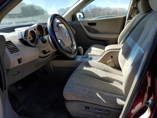 Photo 7 from auction – 2005 NISSAN MURANO with VIN JN8AZ08W05W417033