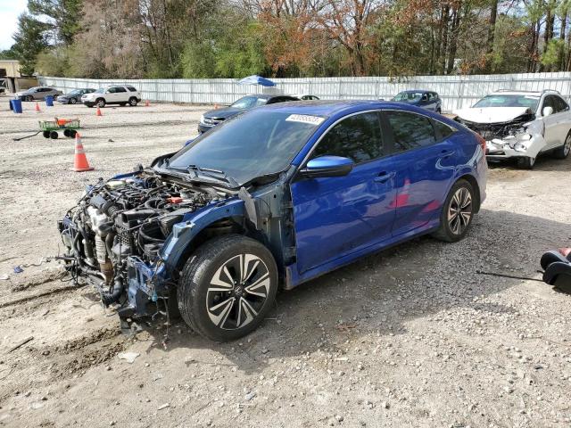 HONDA CIVIC EX 2017 with VIN 19XFC1F30HE012614 - Photo from auction