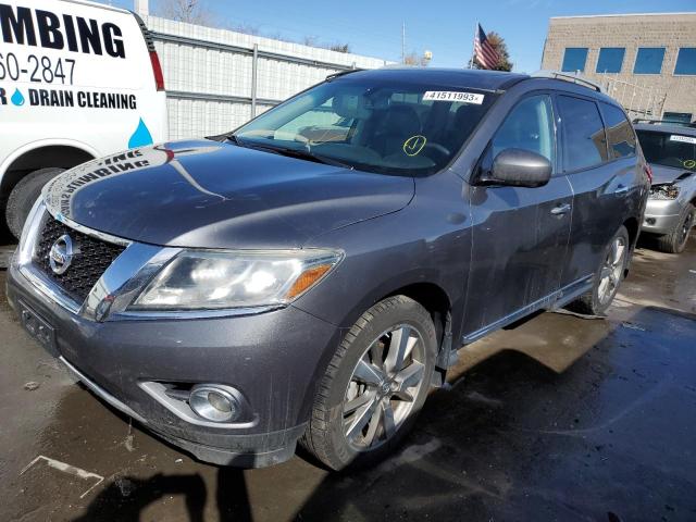 NISSAN PATHFINDER 2015 with VIN 5N1AR2MM4FC625216 - Photo from auction
