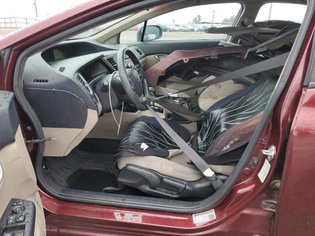 Photo 7 from auction – 2014 HONDA CIVIC LX with VIN 19XFB2F50EE260139