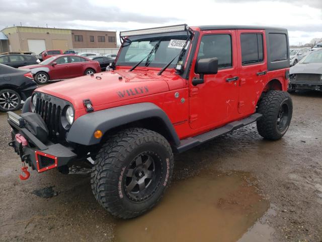 JEEP WRANGLER U 2017 with VIN 1C4BJWDG7HL591535 - Photo from auction