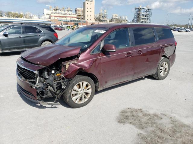 KIA SEDONA LX 2015 with VIN KNDMB5C17F6040563 - Photo from auction