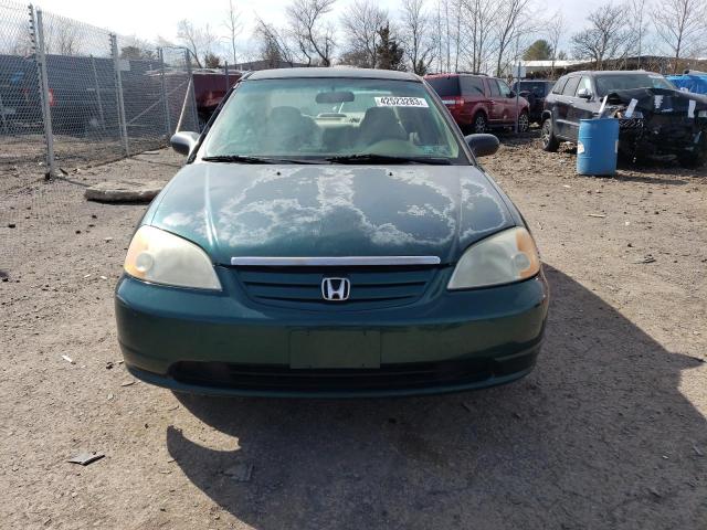 Photo 5 from auction – 2001 HONDA CIVIC DX with VIN 2HGES16211H585992