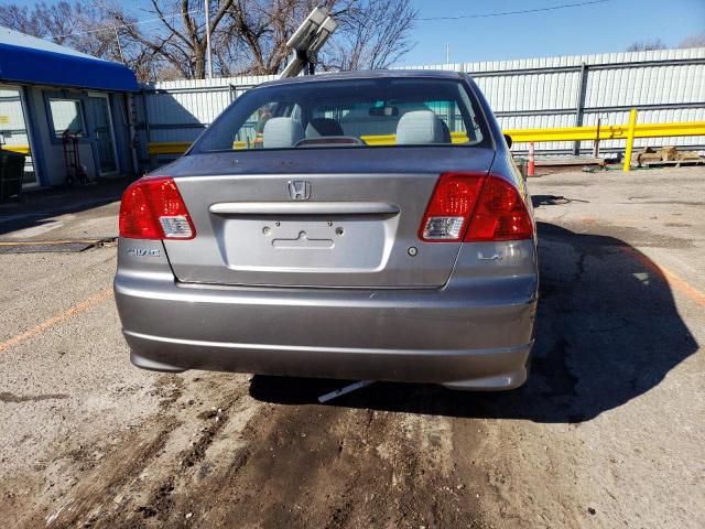 Photo 6 from auction – 2005 HONDA CIVIC LX with VIN 2HGES16645H627855