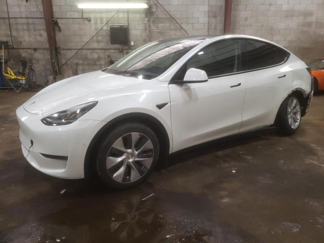 TESLA MODEL Y 2022 with VIN 7SAYGDEEXNF384746 - Photo from auction