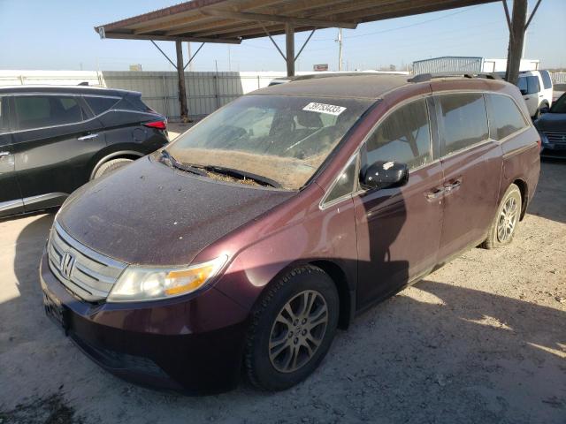HONDA ODYSSEY EX 2011 with VIN 5FNRL5H46BB086468 - Photo from auction
