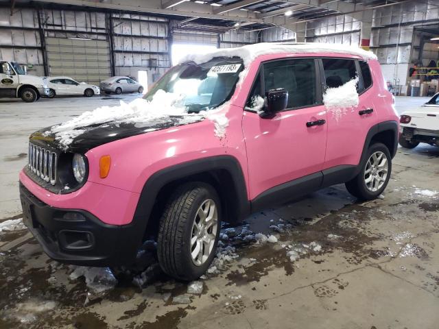 JEEP RENEGADE L 2017 with VIN ZACCJBBB9HPE47856 - Photo from auction