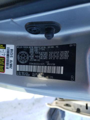 Photo 14 from auction – 2014 TOYOTA SIENNA XLE with VIN 5TDYK3DC5ES414575