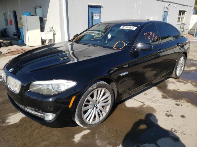 BMW 550 I 2011 with VIN WBAFR9C59BC617603 - Photo from auction
