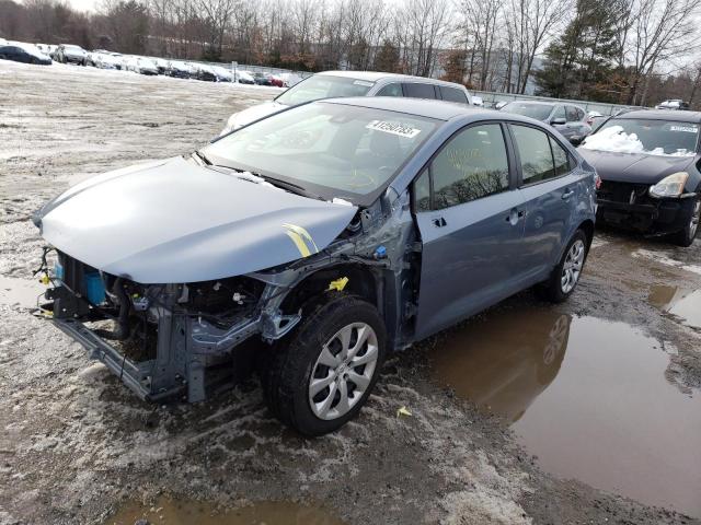 TOYOTA COROLLA LE 2021 with VIN JTDEPMAEXMJ157800 - Photo from auction