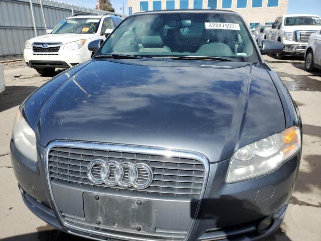 Photo 5 from auction – 2007 AUDI A4 2.0T CA with VIN WAUAF48H97K027505
