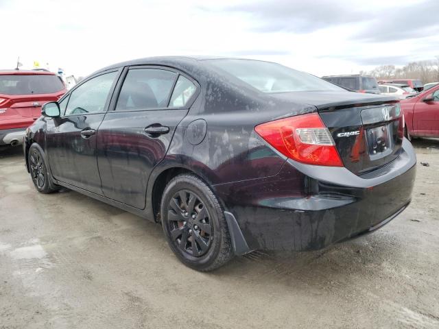 Photo 2 from auction – 2012 HONDA CIVIC LX with VIN 19XFB2F55CE072861