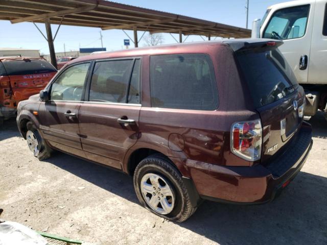 Photo 2 from auction – 2007 HONDA PILOT LX with VIN 5FNYF28137B029353