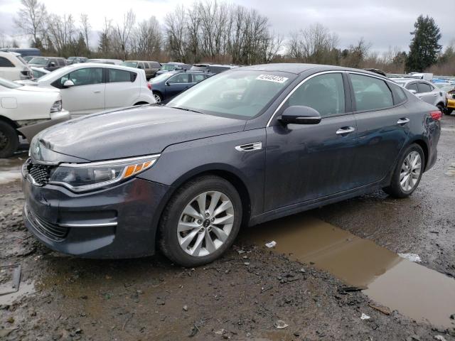 KIA OPTIMA EX 2018 with VIN 5XXGU4L38JG210622 - Photo from auction