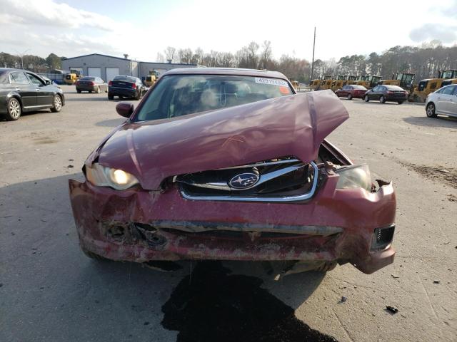 Photo 5 from auction – 2009 SUBARU LEGACY 2.5 with VIN 4S3BL616597236668