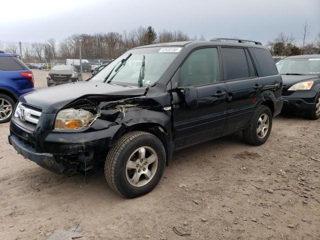 HONDA PILOT EX 2007 with VIN 2HKYF18467H523518 - Photo from auction