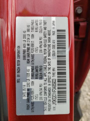 Photo 14 from auction – 2015 MAZDA CX-5 TOURI with VIN JM3KE2CYXF0485903