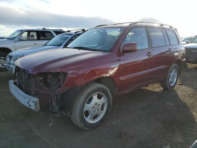 TOYOTA HIGHLANDER 2004 with VIN JTEEP21A840016436 - Photo from auction