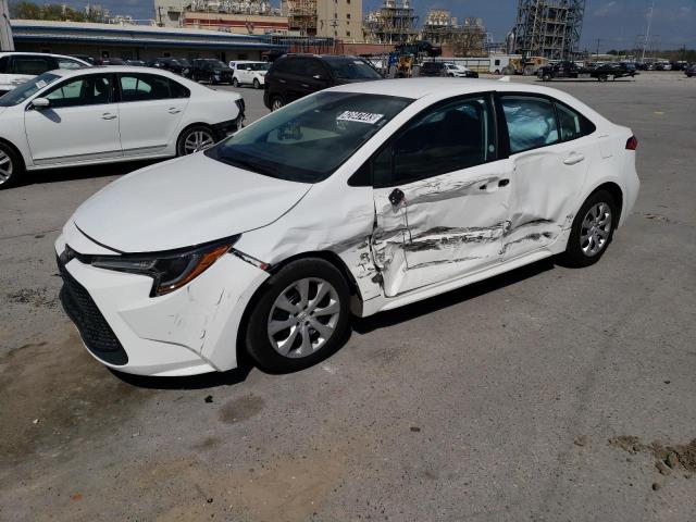 TOYOTA COROLLA LE 2020 with VIN 5YFEPRAE6LP024345 - Photo from auction