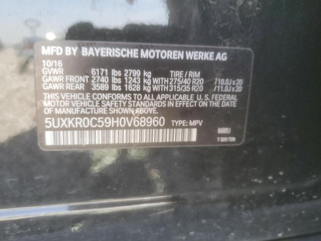 Photo 14 from auction – 2017 BMW X5 XDRIVE3 with VIN 5UXKR0C59H0V68960