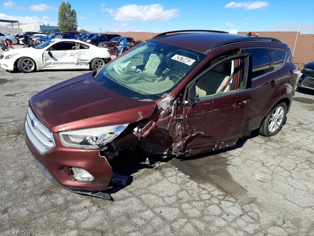 FORD ESCAPE SEL 2018 with VIN 1FMCU9HD0JUC86998 - Photo from auction