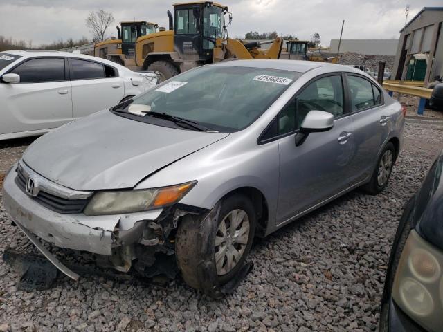 HONDA CIVIC LX 2012 with VIN 19XFB2F56CE346519 - Photo from auction