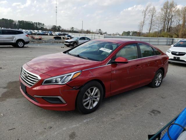 HYUNDAI SONATA SE 2017 with VIN 5NPE24AF5HH543949 - Photo from auction