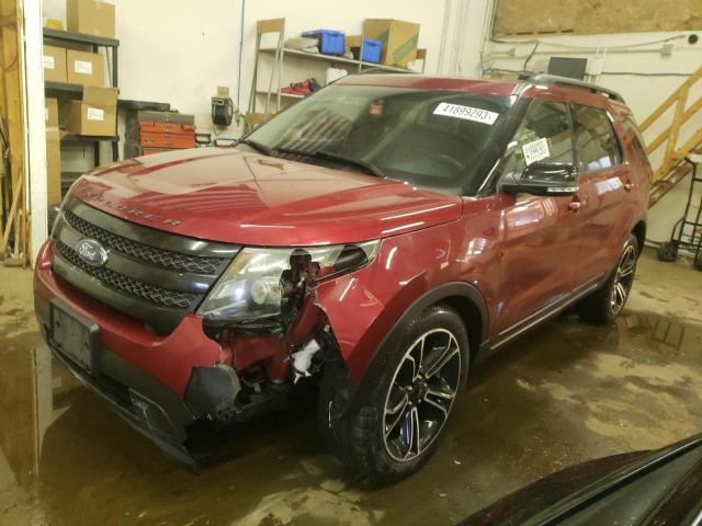 Photo 1 from auction – 2015 FORD EXPLORER S with VIN 1FM5K8GTXFGB25128