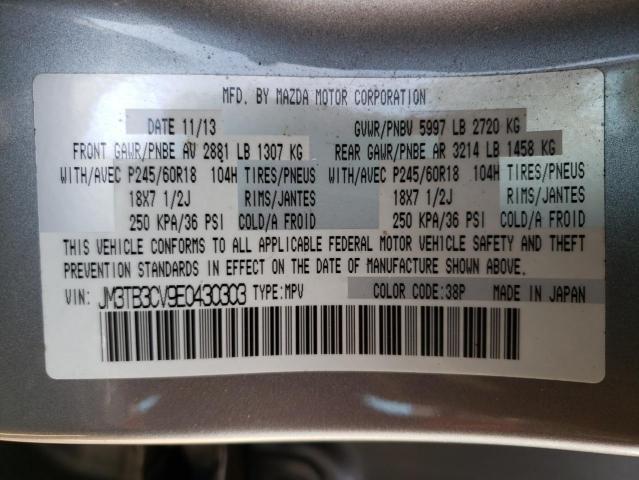 Photo 14 from auction – 2014 MAZDA CX-9 TOURI with VIN JM3TB3CV9E0430303