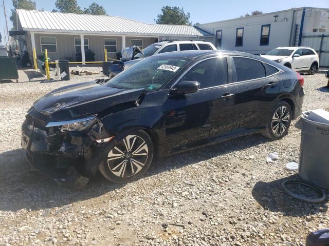 HONDA CIVIC EX 2018 with VIN JHMFC1F36JX014422 - Photo from auction