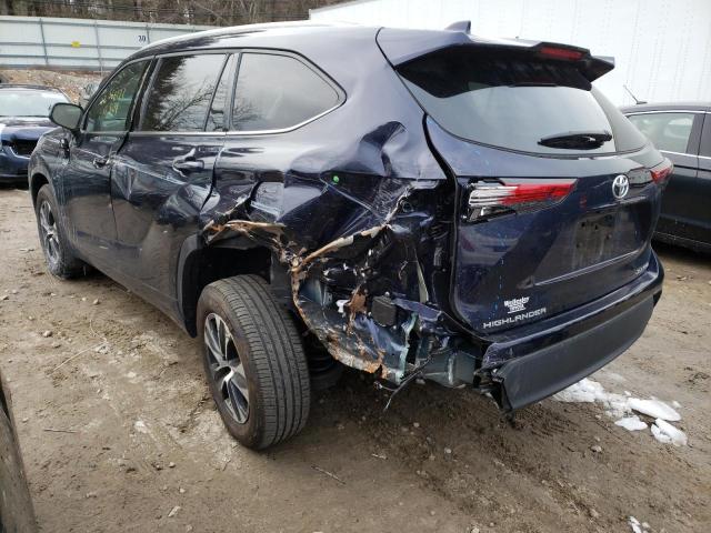 Photo 2 from auction – 2022 TOYOTA HIGHLANDER with VIN 5TDGZRBH5NS174257