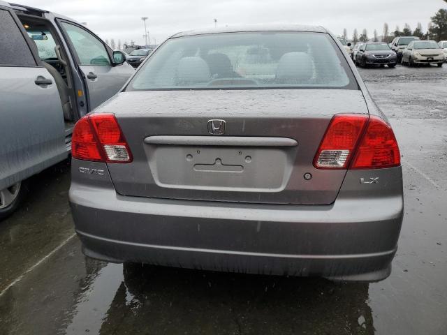 Photo 6 from auction – 2005 HONDA CIVIC LX with VIN 2HGES16585H620236