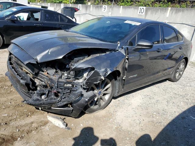 FORD FUSION SE 2017 with VIN 3FA6P0LU1HR285748 - Photo from auction