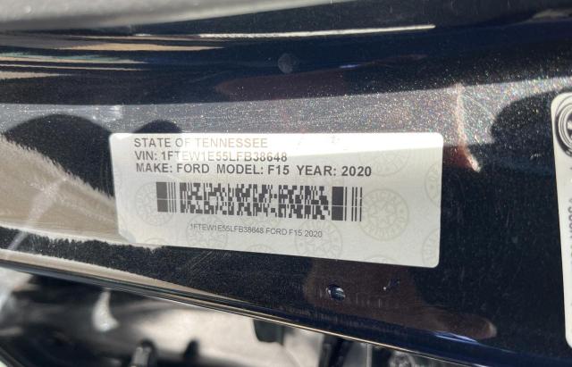 Photo 10 from auction – 2020 FORD F150 SUPER with VIN 1FTEW1E55LFB38648