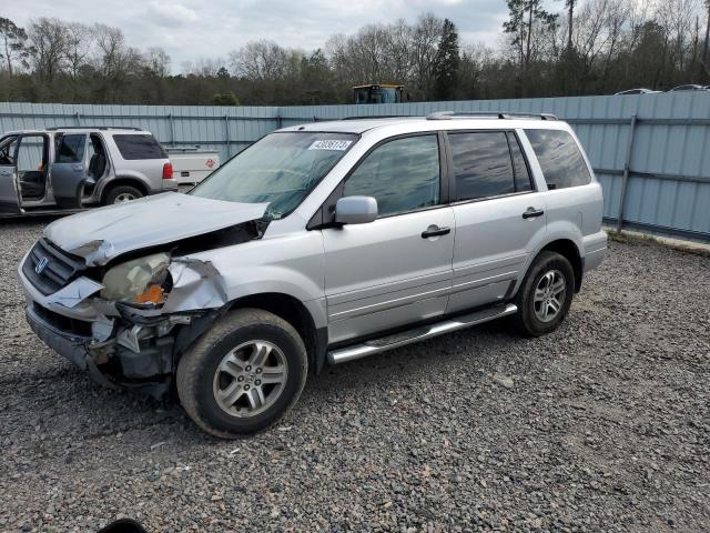 HONDA PILOT EX 2005 with VIN 5FNYF18435B042377 - Photo from auction