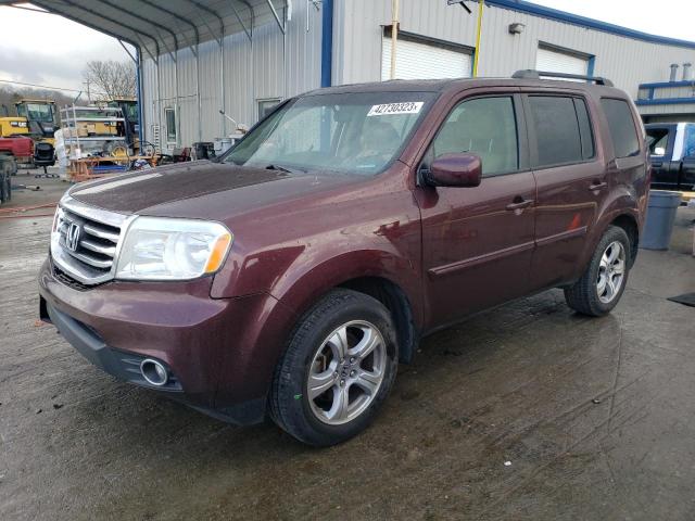 HONDA PILOT EXL 2013 with VIN 5FNYF3H56DB016794 - Photo from auction